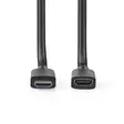 Ultra High Speed HDMI -kaapeli | HDMI liitin | HDMI Ulostulo | 8K@60Hz | 48 Gbps | 2.00 m | Pyöreä | 7.9 mm | Musta | Laatikko - HDMI-kaapelit - 5412810412136 - 10