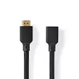 Ultra High Speed HDMI -kaapeli | HDMI liitin | HDMI Ulostulo | 8K@60Hz | 48 Gbps | 2.00 m | Pyöreä | 7.9 mm | Musta | Laatikko - HDMI-kaapelit - 5412810412136 - 35