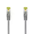 CAT7 verkkokaapeli | S/FTP | RJ45 uros | RJ45 uros | 20.0 m | Snagless | Pyöreä | LSZH | Harmaa | Label - Tietokone ja verkko - 5412810452866 - 1