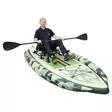 SUP-lauta kalastukseen, 330 x 130 x 15 cm, kantavuus 150 kg - Kumiveneet ja kajakit - 6438168115436 - 2