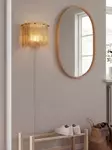 ABELONE seinävalaisin, meripihka/musta, E27 - Katto- ja seinävalaisimet - 7041661283756 - 8