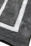 AkryyliKylpyhuonematto, antrasiitti, 70 x 120 cm, pehmeä, antibakteerinen, liukumaton - Kylpyhuonematot ja kosteantilan matot - 8684282009726 - 3