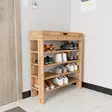 Atlantic Pine Kenkäkaappi - 100% Melamiinipinnoitettu Lastulevy, 80x90x30 cm, Useita Hyllyjä, Seinään Kiinnitettävä - - 19-19-8684283421046 - 3