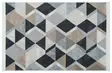 Beige Musta Valkoinen Matto 160x230 cm - 100% Puuvillaa, Konepestävä, Ohut 5 mm, Tyylikäs ja Kestävä - Suuret ja keskikokoiset matot - 8681875706956 - 5