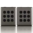 Bluetooth®-stereokaiutinsarja, jossa on 8 tunnin soittoaika lisävarusteineen Harmaa - Bluetooth kaiuttimet - 8711902034216 - 1