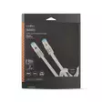 CAT6a verkkokaapeli | S/FTP | RJ45 uros | RJ45 uros | 5.00 m | Snagless | Pyöreä | Punottu / PVC | Hopea | Laatikko kannella ja ikkunalla - Tietokone ja verkko - 5412810333486 - 66