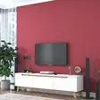 TV-taso, valkoinen pähkinäpuu, 180 cm leveä, kestävä, runsaasti säilytystilaa - TV-tasot - 8683743678426 - 1