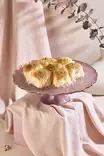 Damson-värinen Kakkuvati 28 cm - 100% Lasi, Ei Astianpesukone- tai Mikroaaltouunikelpoinen - Tyylikäs Keittiötarvike - Lautaset - 8684283796236 - 2