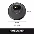 Discman, jossa on DAB Bluetooth® ja värillinen TFT Musta - CD/DVD-soittimet - 8711902079576 - 56