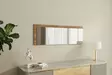 Ekologinen Flotal-E Peili - Valkoinen Pähkinä, 100% MDF, 40x120x2,2 cm, Seinään Kiinnitettävä, Tyylikäs Sisustuselementti - Peilit - 8684282667506 - 4