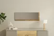 Ekologinen Flotal-E Peili - Valkoinen Pähkinä, 100% MDF, 40x120x2,2 cm, Seinään Kiinnitettävä, Tyylikäs Sisustuselementti - Peilit - 8684282667506 - 5