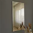Hopea Peili 62x2,2x130 cm - Tyylikäs MDF Kaluste, Seinään Kiinnitettävä, Asennettu, Yksi Paketti - Peilit - 8681875986396 - 3