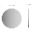 Innosanit 60 cm kylpyhuoneen LED-valopeili huurteenestolla - Kylpyhuonekalusteet - 6438014427966 - 5