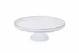 Jälkiruokalautasetti (7 osaa), läpinäkyvä kulta, 21 x 21 cm, kestävä, elegantti - Lautaset - 8684283657346 - 1