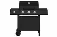 Kaasugrilli Kingsville 3+1 Black - Kaasugrillit - 6410416410166 - 1