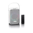 Karaokejärjestelmä, jossa on Bluetooth®, ladattava akku, langaton karaokemikrofoni ja disco LED-valaistus Valkoinen - Nedis tuotteet - 8711902081296 - 41