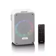 Karaokejärjestelmä, jossa on Bluetooth®, ladattava akku, langaton karaokemikrofoni ja disco LED-valaistus Valkoinen - Nedis tuotteet - 8711902081296 - 40