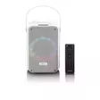 Karaokejärjestelmä, jossa on Bluetooth®, ladattava akku, langaton karaokemikrofoni ja disco LED-valaistus Valkoinen - Nedis tuotteet - 8711902081296 - 13