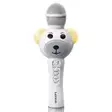 Karaokemikrofoni Bluetooth® SD-korttipaikalla valot Aux Out Valkoinen - Mikrofonit ja karaokelaitteet - 8711902065296 - 10