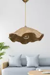 Kattokruunu, hopeanruskea, 44 cm, 54 cm, boheemi - Katto- ja seinävalaisimet - 8683342847926 - 2