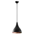 Kattokruunu, musta, 22 cm, 122 cm, kestävä, tyylikäs, laadukas - Katto- ja seinävalaisimet - 8681875575996 - 4