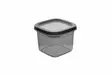 Keittiötarvikkeet: 6-osainen Säilytyslaatikko, 100% Muovi, BPA-vapaa, Astianpesukoneen Kestävä, 10x10x9,5 cm, Anthracite - Eväsrasiat ja ruoansäilytysastiat - 8683742939856 - 3