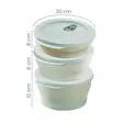 Keittiötarvikkeet: 9-osainen Säilytyslaatikko, Monivärinen, 100% Muovia, BPA-vapaa, Koko: 18,5x20x6/8/10 cm - Eväsrasiat ja ruoansäilytysastiat - 8684282978176 - 1