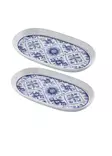 Keraaminen Lautasetti (2 kpl) - Keltainen - 100% Keraaminen - Astianpesukoneen Kestävä - 29 x 17 x 2 cm - Lautaset - 8684283616916 - 5