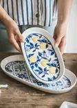 Keraaminen Lautasetti (2 kpl) - Keltainen - 100% Keraaminen - Astianpesukoneen Kestävä - 29 x 17 x 2 cm - Lautaset - 8684283616916 - 3