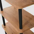 Kirjahylly - Musta Atlantinmänty, 100% Melamiinipinnoitettu, 80x75x28 cm, Helppo Koota, Kestävä ja Tyylikäs - Kirjahyllyt - 8683342857406 - 2