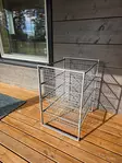 Korihylly harmaa 4 osaa - koko 45 x 53 x 70 cm - Säilytyslaatikot ja korit - 6405086016756 - 8