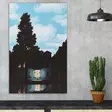 Koristeellinen kangasmaalaus, monivärinen, 45 x 70 cm, ylellinen, ajaton - Taulut ja kehykset - 8681875399776 - 2
