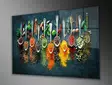 Koristeellinen karkaistu lasimaalaus, monivärinen, 46 x 72 cm, kestävä, tyylikäs, helppo asentaa - Taulut ja kehykset - 8683742945666 - 4