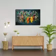 Koristeellinen karkaistu lasimaalaus, monivärinen, 46 x 72 cm, kestävä, tyylikäs, helppo asentaa - Taulut ja kehykset - 8683742945666 - 6