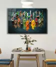 Koristeellinen karkaistu lasimaalaus, monivärinen, 46 x 72 cm, kestävä, tyylikäs, helppo asentaa - Taulut ja kehykset - 8683742945666 - 8