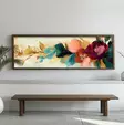 Koristeellinen kehystetty MDF-maalaus, monivärinen, 40 x 120 x 3,5 cm, elegantti, laadukas, näyttävä - Taulut ja kehykset - 8684283650606 - 2