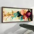 Koristeellinen kehystetty MDF-maalaus, monivärinen, 40 x 120 x 3,5 cm, elegantti, laadukas, näyttävä - Taulut ja kehykset - 8684283650606 - 3