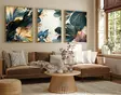 Koristeellinen kehystetty MDF-taulu (3 osaa), monivärinen, 50 x 70 cm (3 Pieces), kestävä, laadukas - Taulut ja kehykset - 8684282341086 - 3