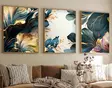 Koristeellinen kehystetty MDF-taulu (3 osaa), monivärinen, 50 x 70 cm (3 Pieces), kestävä, laadukas - Taulut ja kehykset - 8684282341086 - 2