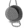 Koristeellinen Laatikko - Harmaa Antrasiitti, 100% Puuvillaa, Käsintehty, 25x50 cm, Elegantti Sisustuselementti - Säilytyslaatikot ja korit - 8683743770106 - 1
