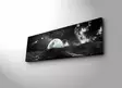 Koristeellinen LED-valaistu Suede-kangastaulu 30x90 cm - Monivärinen, 100% Puinen Kehys, Paristokäyttöinen - Taulut ja kehykset - 8681875452686 - 4