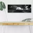 Koristeellinen LED-valaistu Suede-kangastaulu 30x90 cm - Monivärinen, 100% Puinen Kehys, Paristokäyttöinen - Taulut ja kehykset - 8681875452686 - 3