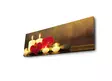 Koristeellinen LED-valaistu Suede-kangastaulu 30x90 cm - Monivärinen, Puukehys, Paristokäyttöinen, On/Off-kytkin - Taulut ja kehykset - 8681181295076 - 1