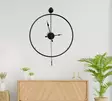 Koristeellinen Metallinen SeinäKello Musta 58x80x7 cm - Tyylikäs ja Kestävä Sisustuselementti Kodin Kaunistamiseen - Seinäkellot - 8684282802686 - 4