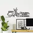 Koristeellinen Metallinen Seinäkoriste, Musta, 100% Metalli, 60x25 cm, Helppo Asentaa, Kestävä ja Tyylikäs Sisustuselementti - Koristeet, koriste-esineet - 8684282360506 - 3