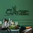 Koristeellinen Metallinen Seinäkoriste, Musta, 100% Metalli, 60x25 cm, Helppo Asentaa, Kestävä ja Tyylikäs Sisustuselementti - Koristeet, koriste-esineet - 8684282360506 - 4