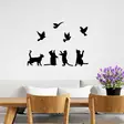 Koristeellinen Musta Metalli Seinäkoriste 79x110 cm - Tyylikäs ja Kestävä Sisustuselementti Kodin Kaunistamiseen - Koristeet, koriste-esineet - 8683743438846 - 4