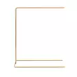 Korutelinejärjestäjä - Tyylikäs Kultainen 100% Metallinen Koruteline, Koko: 25x30x12 cm, Paino: 0,176 kg - Koristeet, koriste-esineet - 8683743938216 - 1