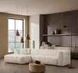 Kulmasohva, beige, 300x150 cm, mukava, kestävä, tyylikäs - Sohvat - 8683742673866 - 2