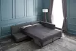 Kulmasohvasänky, antrasiitti, 280 cm leveä, kestävä, helppohoitoinen - Sohvat - 8682870692916 - 5